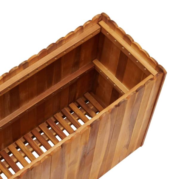 Garten-Hochbeet 100 x 30 x 50 cm Massivholz Akazie
