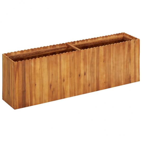 ARDEBO.de - Garten-Hochbeet 150 x 30 x 50 cm Massivholz Akazie