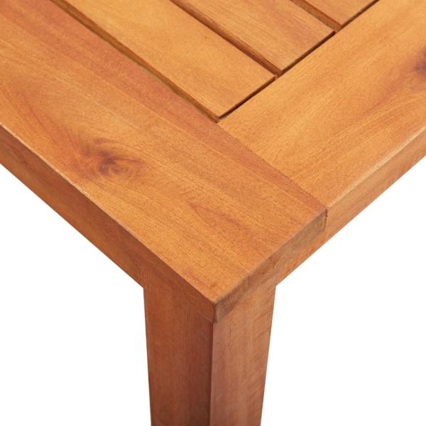 Gartentisch 150x90x74 cm Massivholz Akazie
