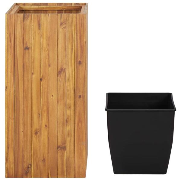ARDEBO.de - Garten-Hochbeet 43,5 x 43,5 x 90 cm Massivholz Akazie