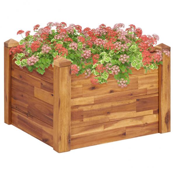 ARDEBO.de - Garten-Hochbeet 60 x 60 x 44 cm Massivholz Akazie