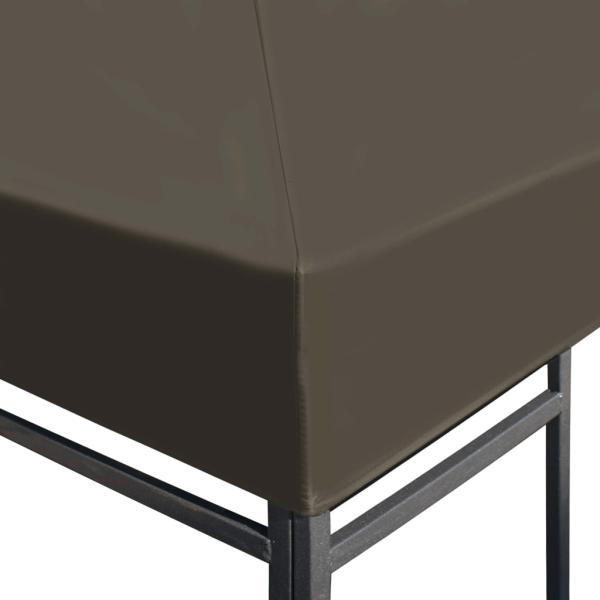 ARDEBO.de - Pavillondach 310 g / m² 3x3 m Taupe 