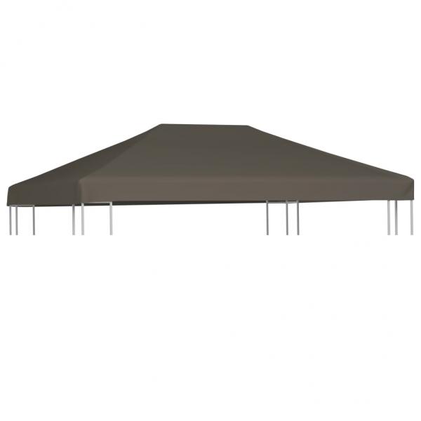 ARDEBO.de - Pavillondach 310 g / m² 3x4 m Taupe 