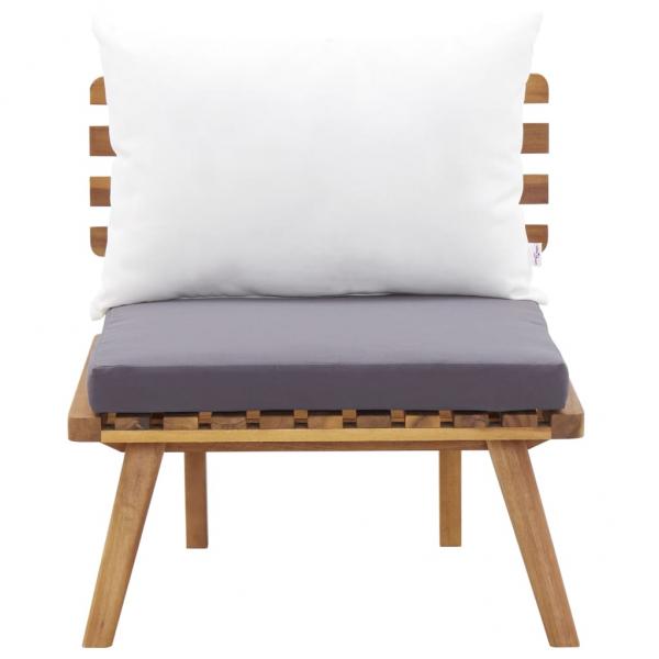 5-tlg. Garten-Lounge-Set Massivholz Akazie