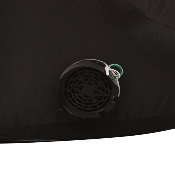 ARDEBO.de - Aufblasbarer Weihnachtsmann mit LEDs 820 cm