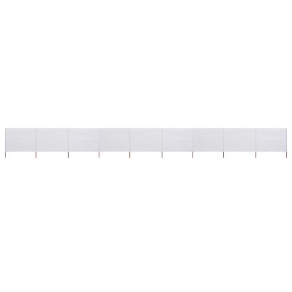 ARDEBO.de - 9-teiliges Windschutzgewebe 1200 x 160 cm Sandweiß
