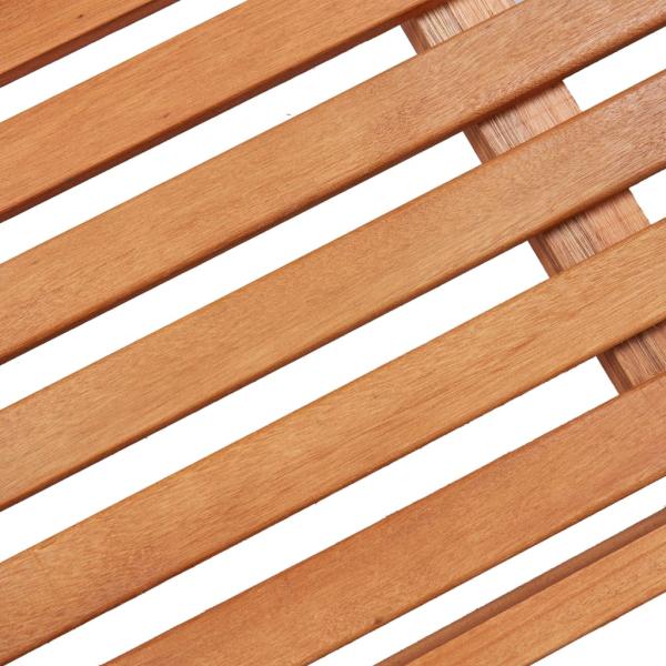 ARDEBO.de - Gartenbank Klappbar 120 cm Massivholz Eukalyptus