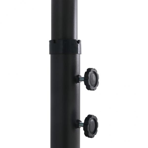 Sonnenschirm mit Aluminium-Mast 460x270 cm Blau