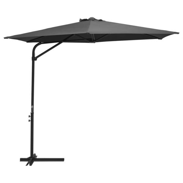 Sonnenschirm mit Stahlmast 300x250 cm Anthrazit