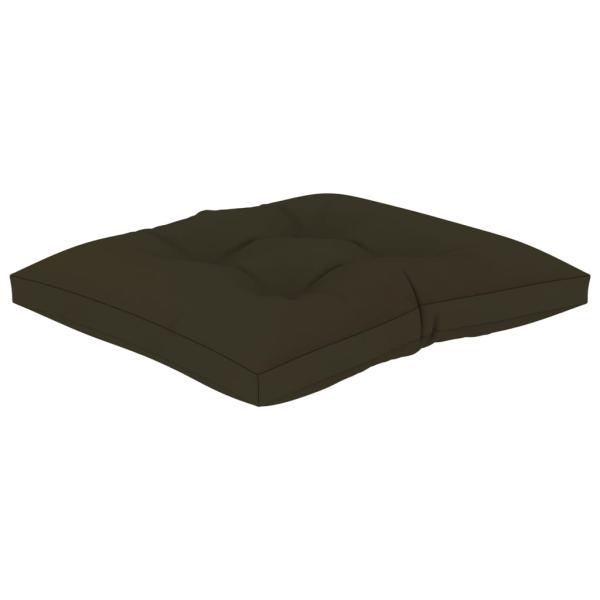Palettenkissen 3-tlg. Taupe Stoff