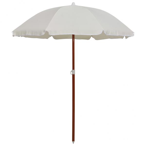 ARDEBO.de - Sonnenschirm mit Stahlmast 180 cm Sandfarben