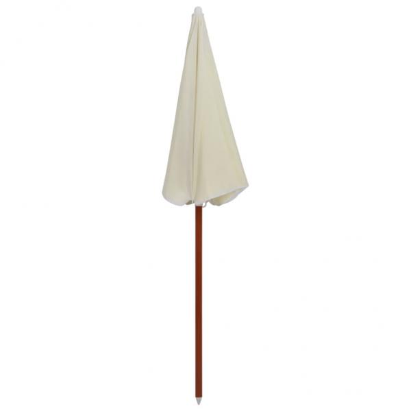Sonnenschirm mit Stahlmast 180 cm Sandfarben