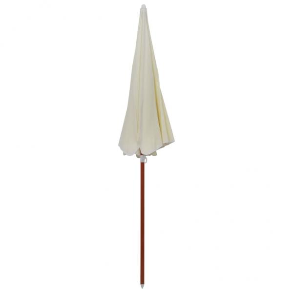 Sonnenschirm mit Stahlmast 240 cm Sandfarben