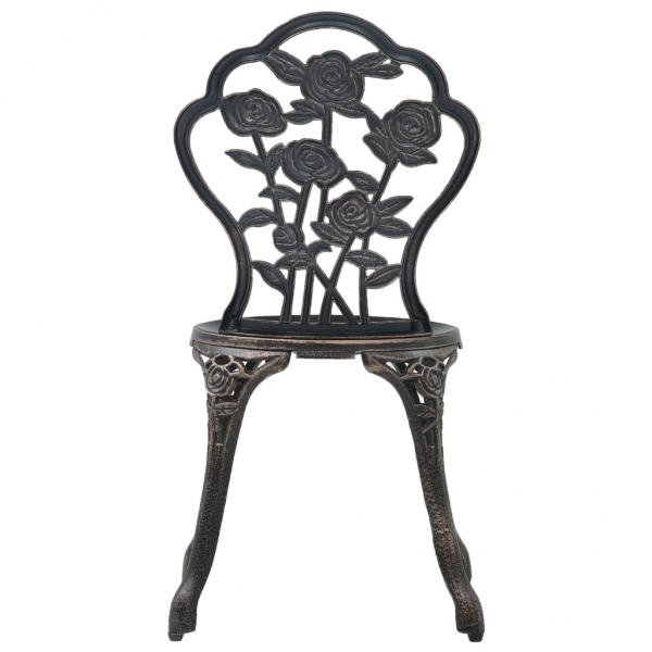 3-tlg. Bistro-Set Aluminiumguss