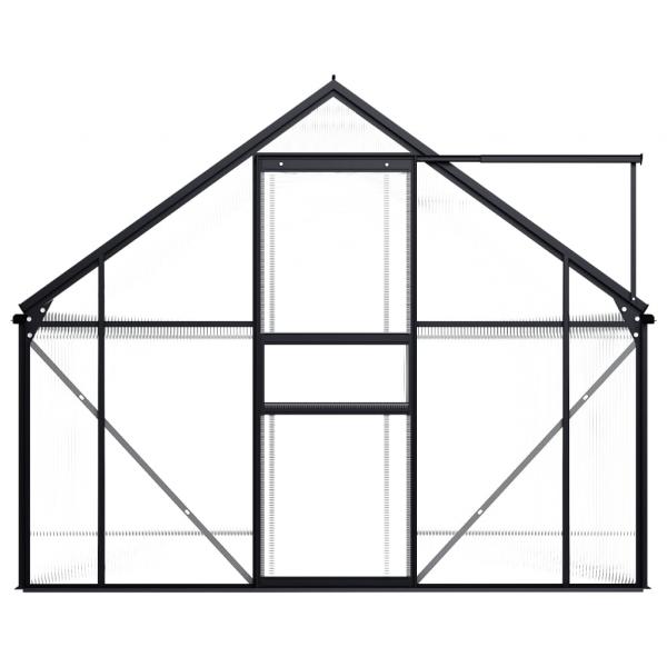 ARDEBO.de - Gewächshaus Anthrazit Aluminium 4,75 m²