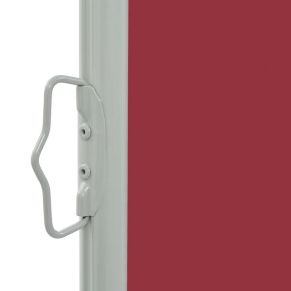 Ausziehbare Seitenmarkise 60×300 cm Rot