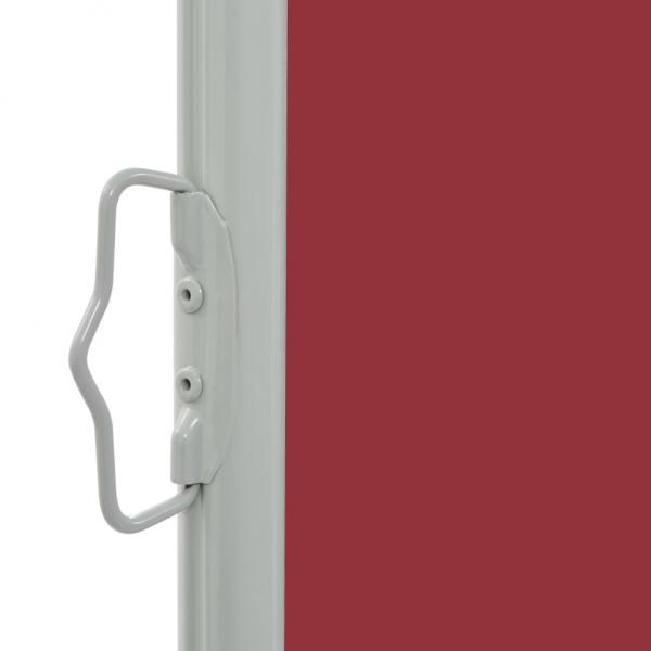 Ausziehbare Seitenmarkise 80×300 cm Rot