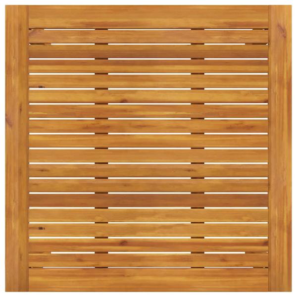 Gartentisch 85x85x74 cm Massivholz Akazie