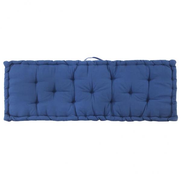 Palettenkissen Baumwolle 120×40×7 cm Hellblau