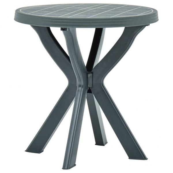 ARDEBO.de - Bistrotisch Grün Ø70 cm Kunststoff