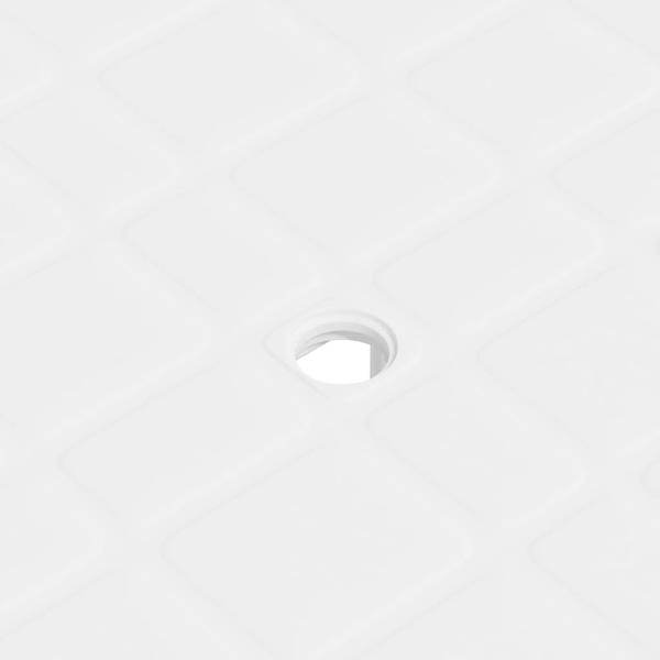 Gartentisch Weiß 80x75x72 cm Kunststoff