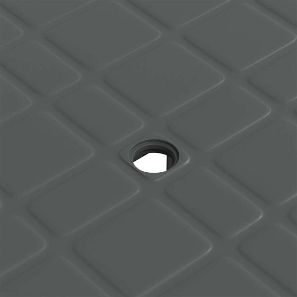Gartentisch Anthrazit 80x75x72 cm Kunststoff