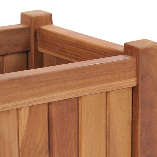 Hochbeet 30x30x30 cm Massivholz Teak