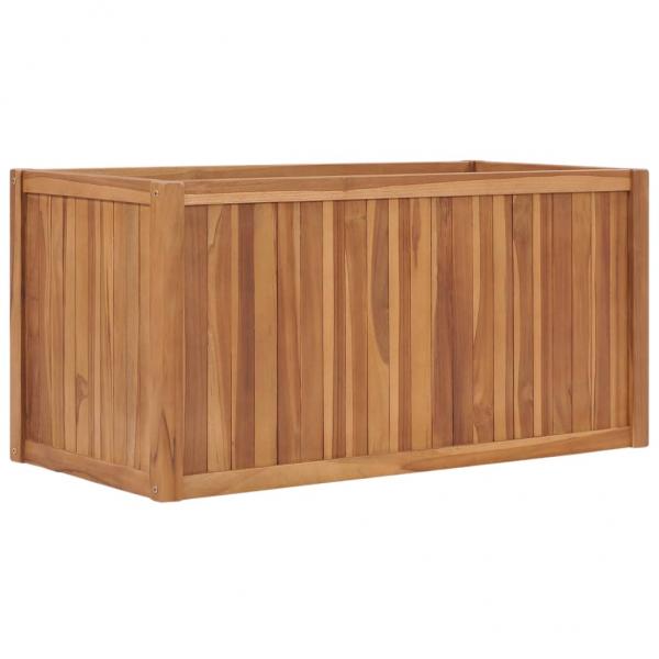 ARDEBO.de - Hochbeet 100x50x50 cm Massivholz Teak