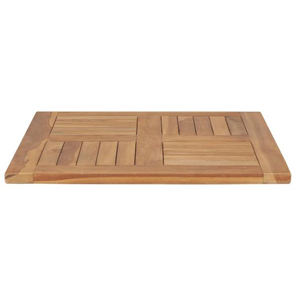 Tischplatte Massivholz Teak 60×60×2,5 cm