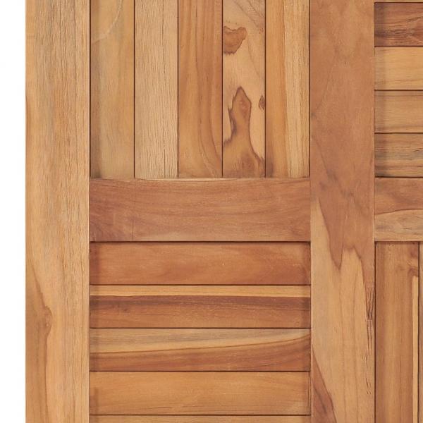 Tischplatte Massivholz Teak 60×60×2,5 cm
