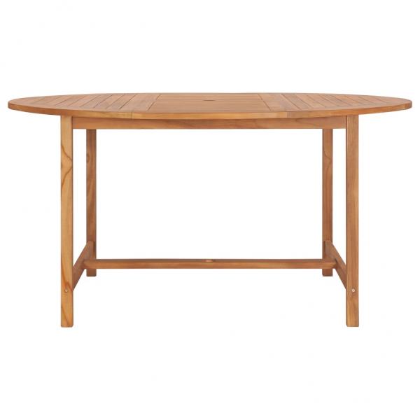 ARDEBO.de - Gartentisch 150x76 cm Massivholz Teak