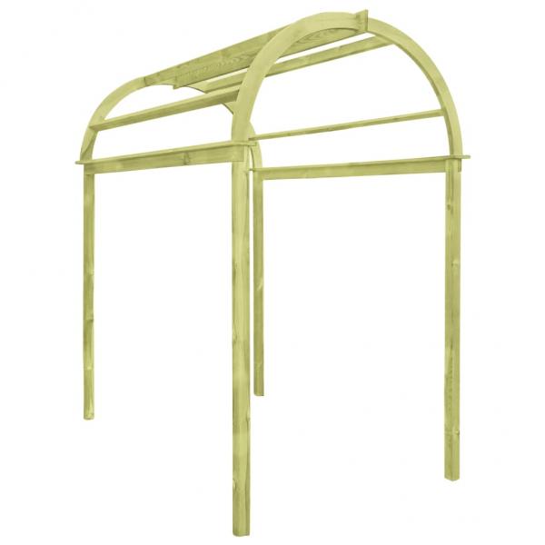ARDEBO.de - Gartenbogen 125×150×235 cm Imprägniertes Kiefernholz