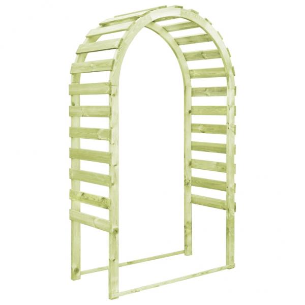ARDEBO.de - Gartenpergola 130×60×230 cm Kiefernholz Imprägniert