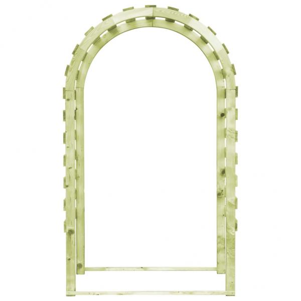Gartenpergola 130×60×230 cm Kiefernholz Imprägniert