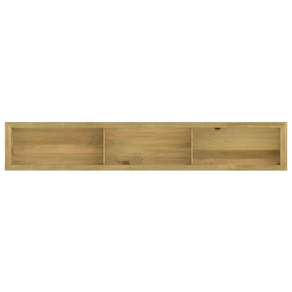 Hochbeet 291 x 50 x 50 cm Kiefernholz Imprägniert 