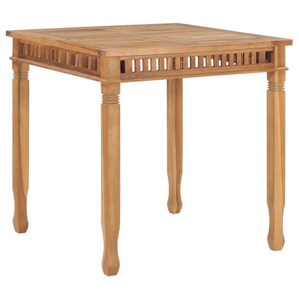 ARDEBO.de - Garten-Esstisch 80x80x80 cm Massivholz Teak
