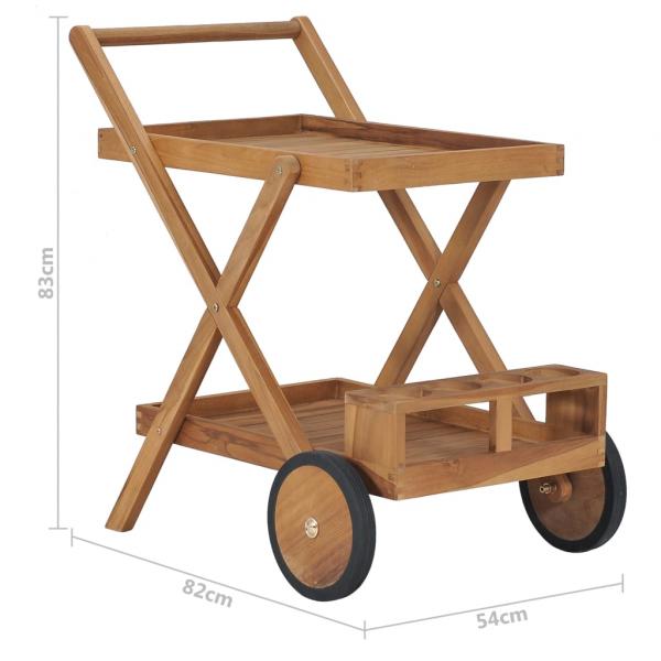 Teewagen Massivholz Teak 