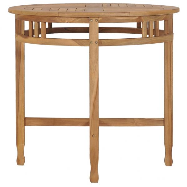 ARDEBO.de - Esstisch Ø 80 cm Massivholz Teak
