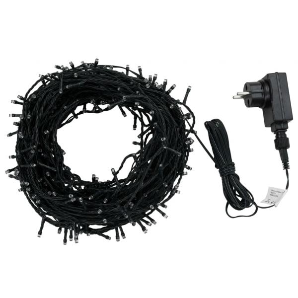Lichterkette mit 400 LEDs 40 m 8 Lichteffekte Warmweiß