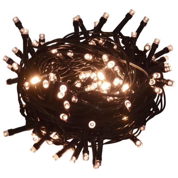 Lichterkette mit 400 LEDs 40 m 8 Lichteffekte Warmweiß