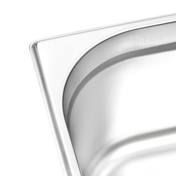 Gastronormbehälter 2 Stk. GN 1/2 150 mm Edelstahl 