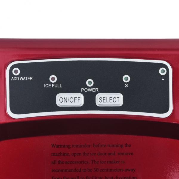 Eiswürfelbereiter Rot 1,4 L 15 kg / 24 h