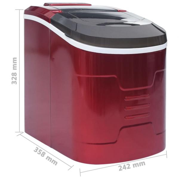Eiswürfelbereiter Rot 2,4 L 15 kg / 24 h