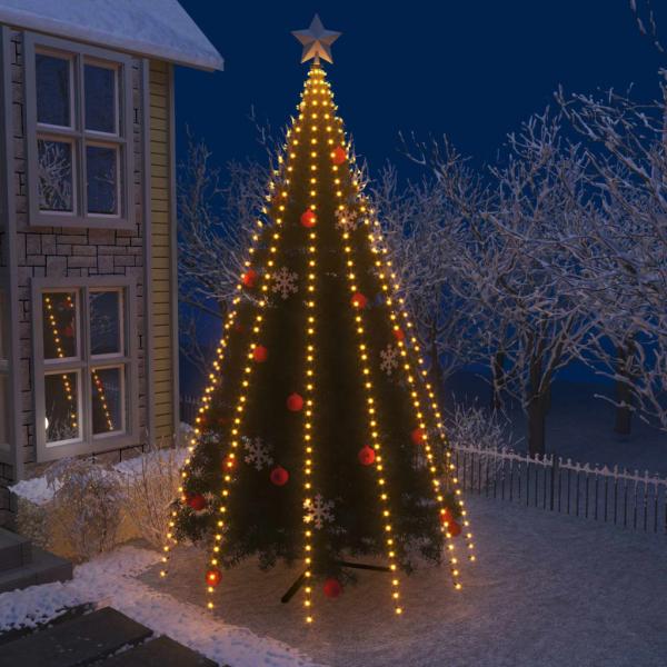 ARDEBO.de - Weihnachtsbaum-Lichternetz mit 500 LEDs 500 cm