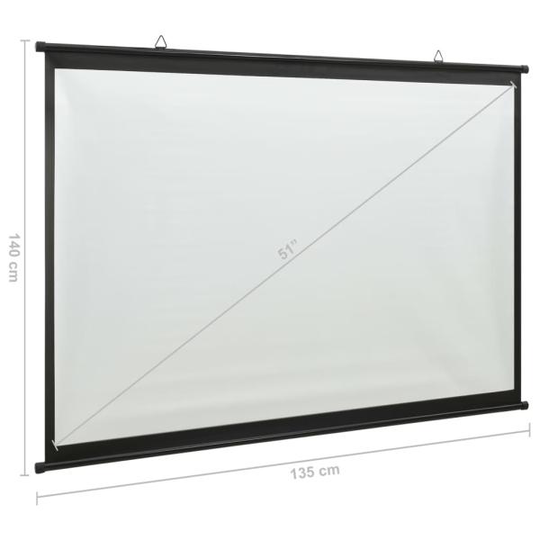 Beamer Leinwand 72" 1:1