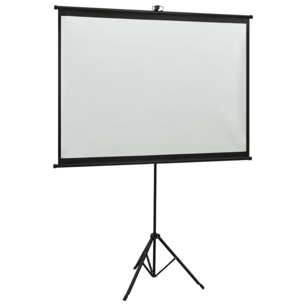 ARDEBO.de - Beamer-Leinwand mit Stativ 89" 1:1