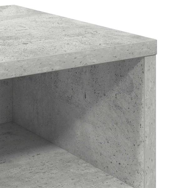 Nachttisch Betongrau 40x30x30 cm Holzwerkstoff