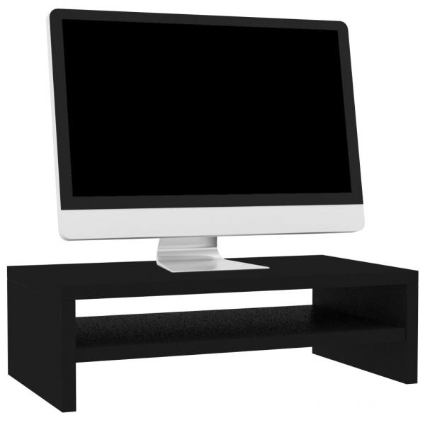 Monitorständer Schwarz 42x24x13 cm Holzwerkstoff