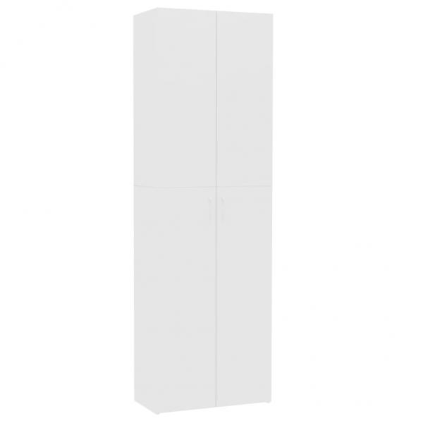 TV-Schrank Weiß 60x32x190 cm Holzwerkstoff