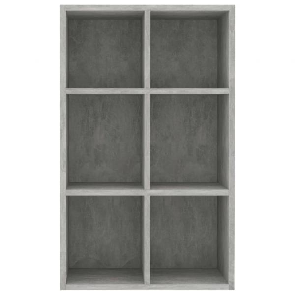 Bücherregal/Sideboard Betongrau 66x30x98 cm Holzwerkstoff
